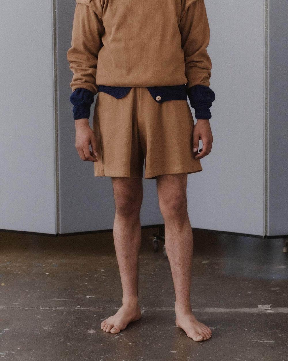 baserange Short relief - Coton biologique côtelé