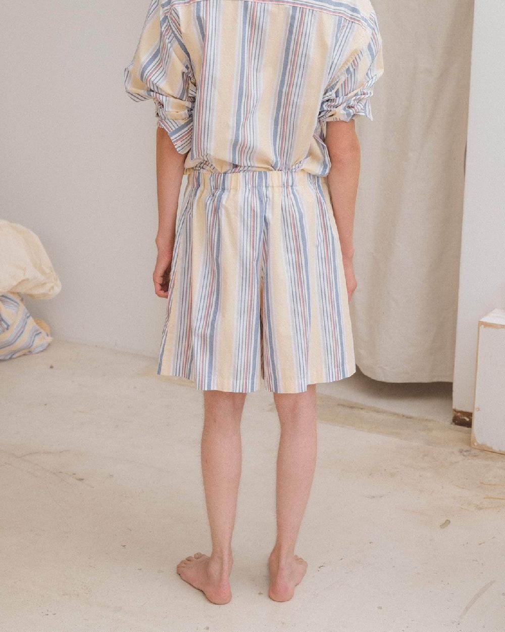 Baserange Short Stave - Popeline De Coton Biologique