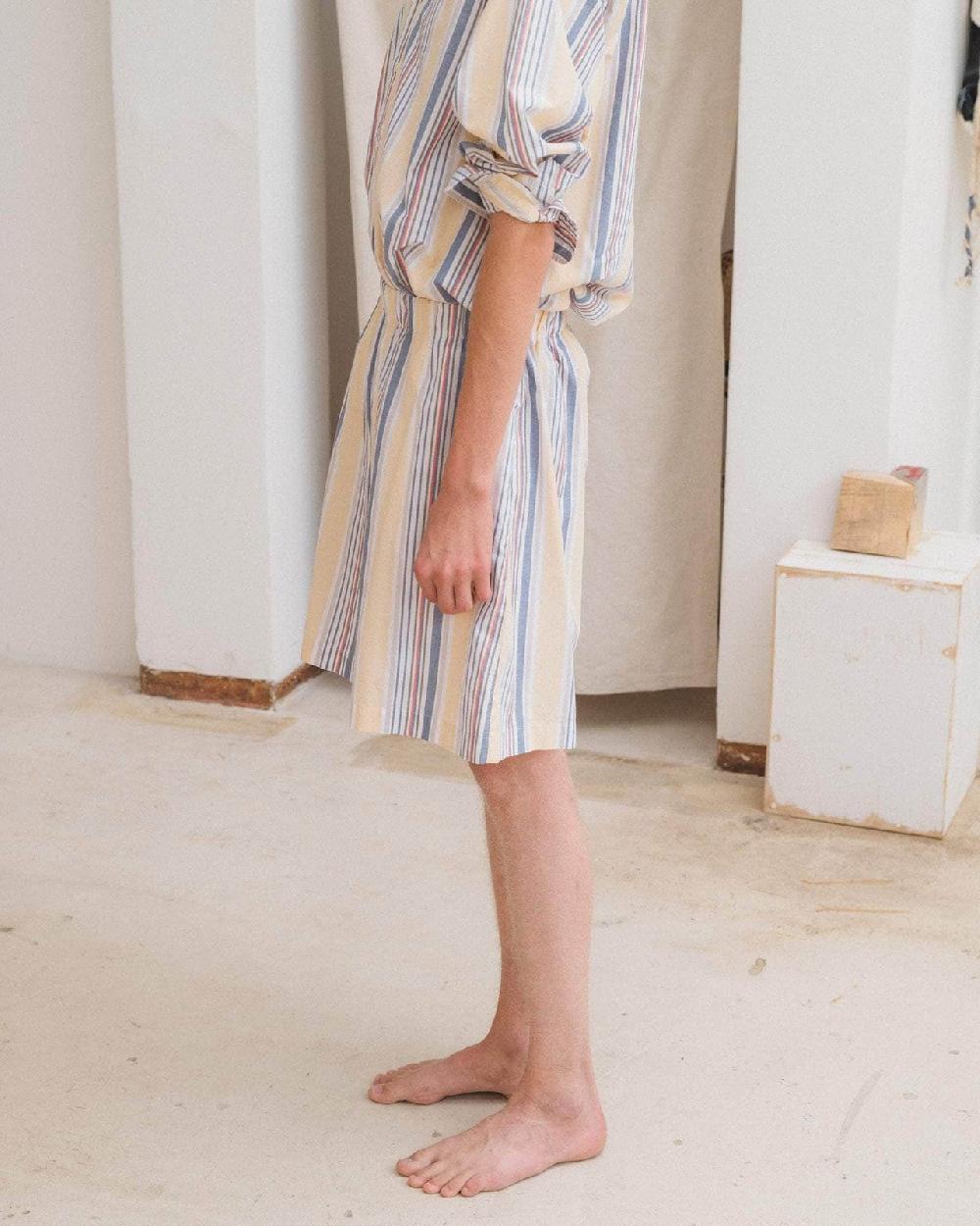 Baserange Short Stave - Popeline De Coton Biologique