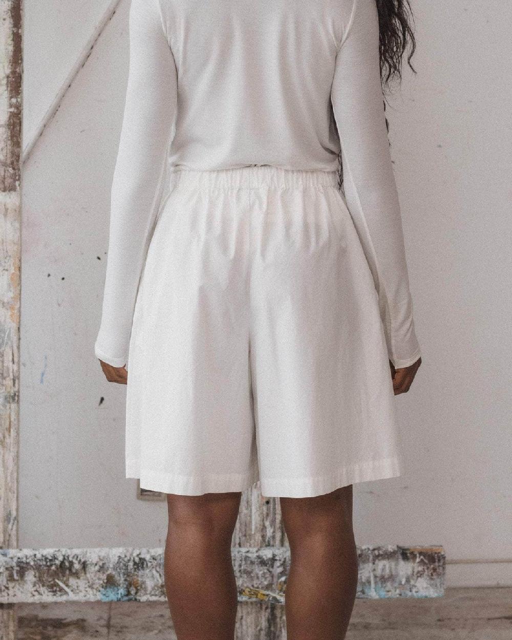 Baserange Short Stave - Popeline De Coton Biologique