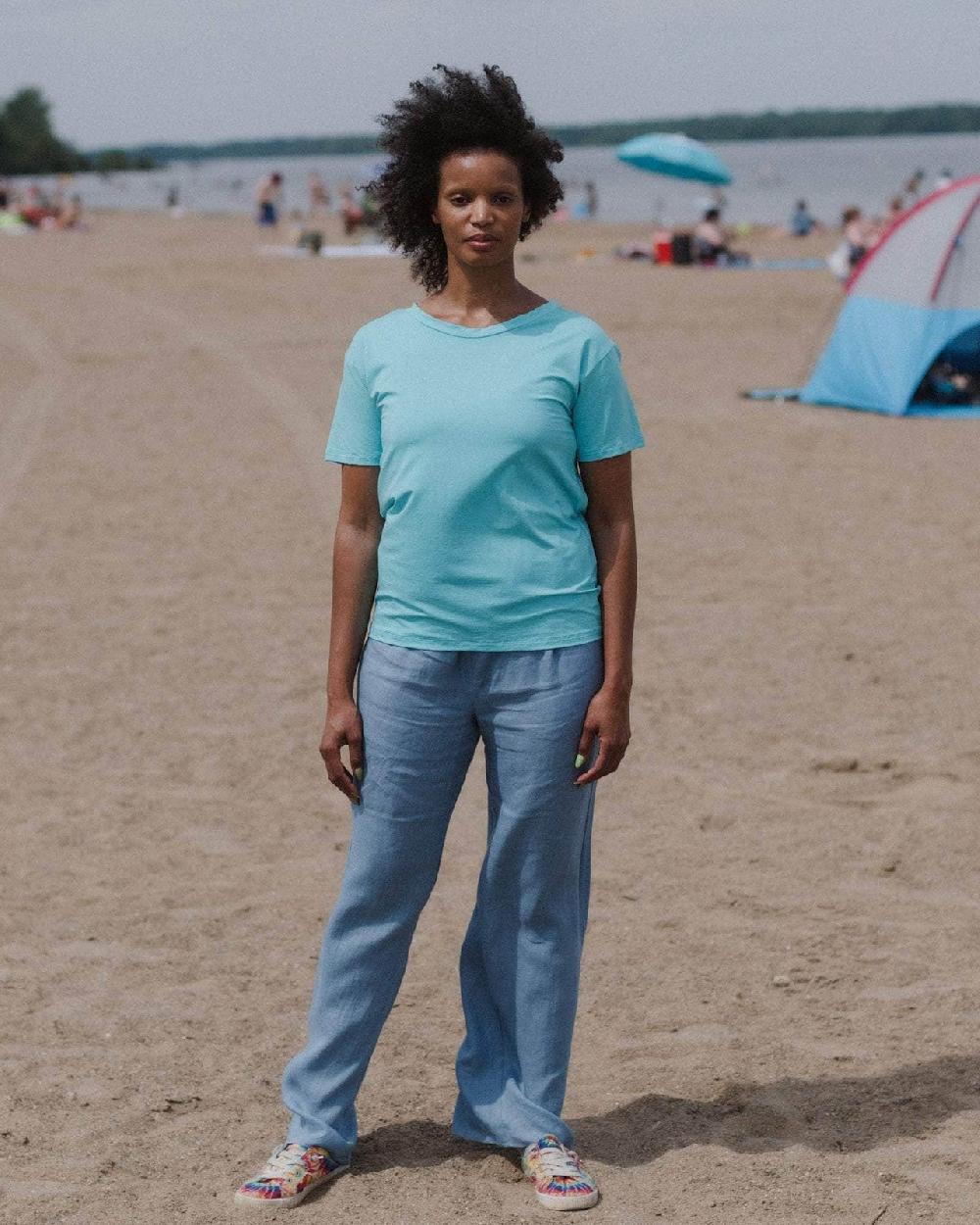 Baserange T-shirt Ample - Lyocell De Bambou