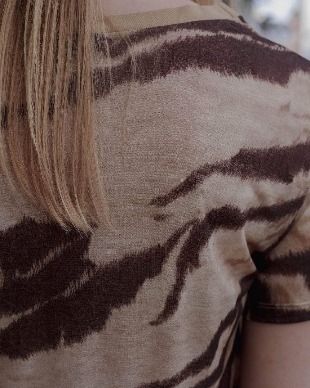 Baserange T-shirt Ample - Lyocell De Bambou