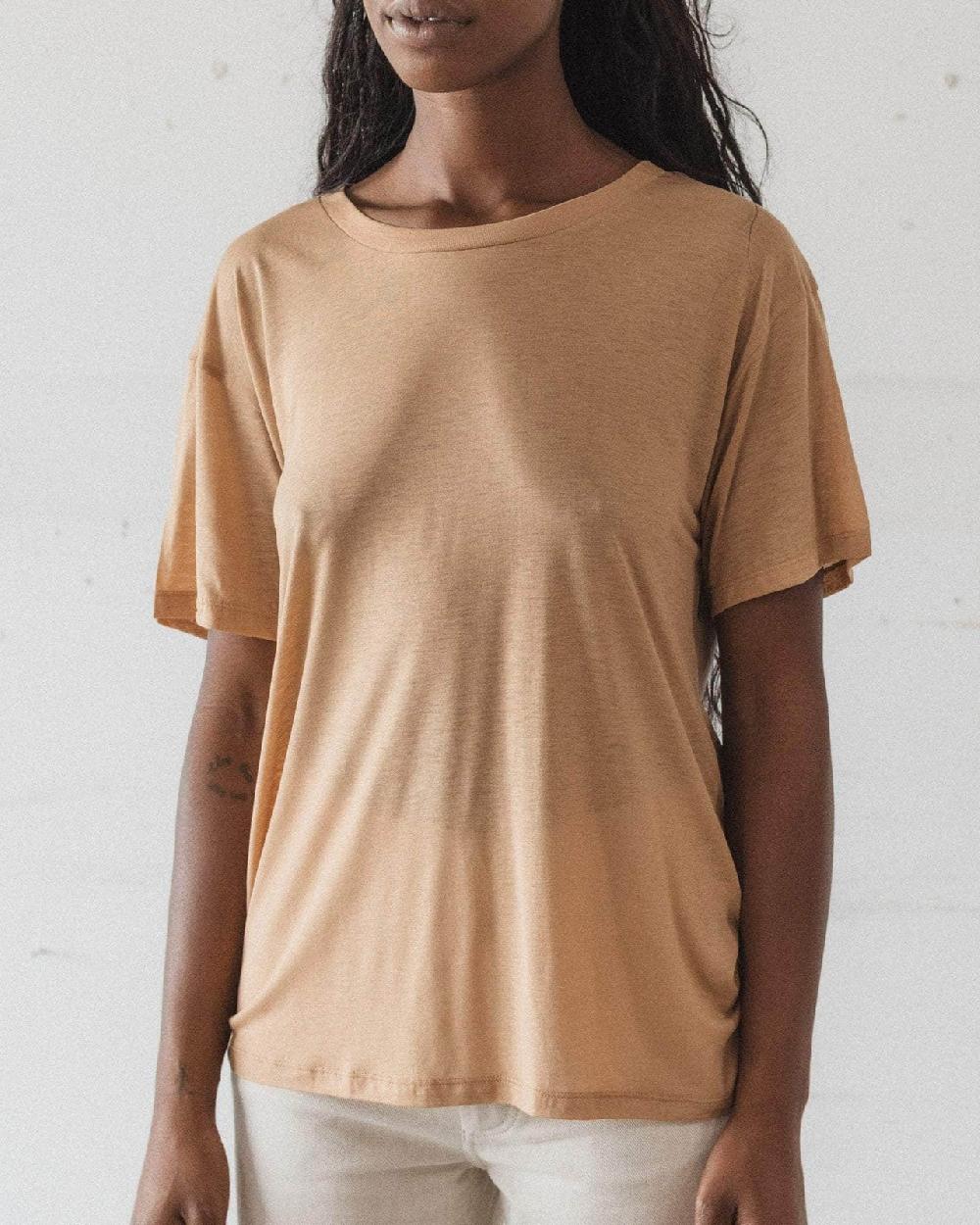 Baserange T-shirt Ample - Lyocell De Bambou