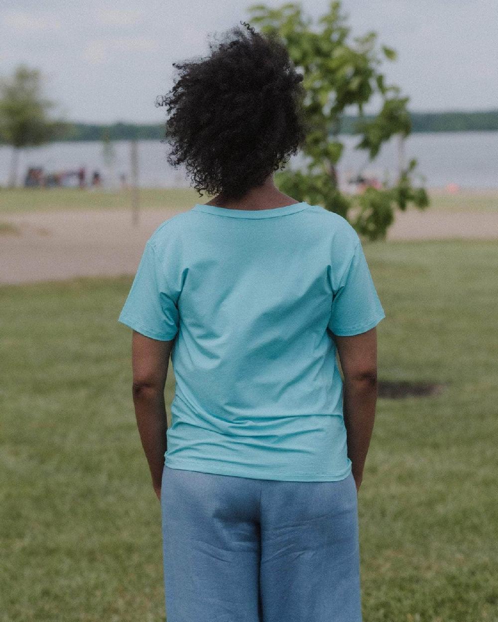 Baserange T-shirt Ample - Lyocell De Bambou