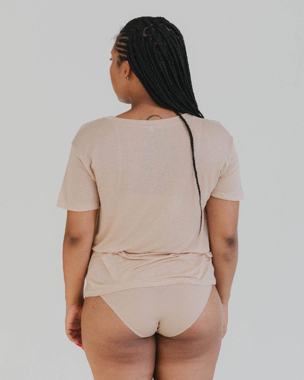 Baserange T-shirt Ample - Lyocell De Bambou