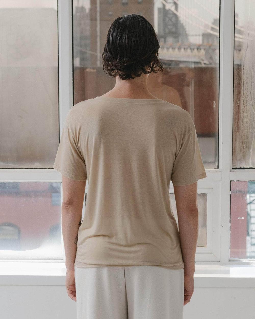 Baserange T-shirt Ample - Lyocell De Bambou