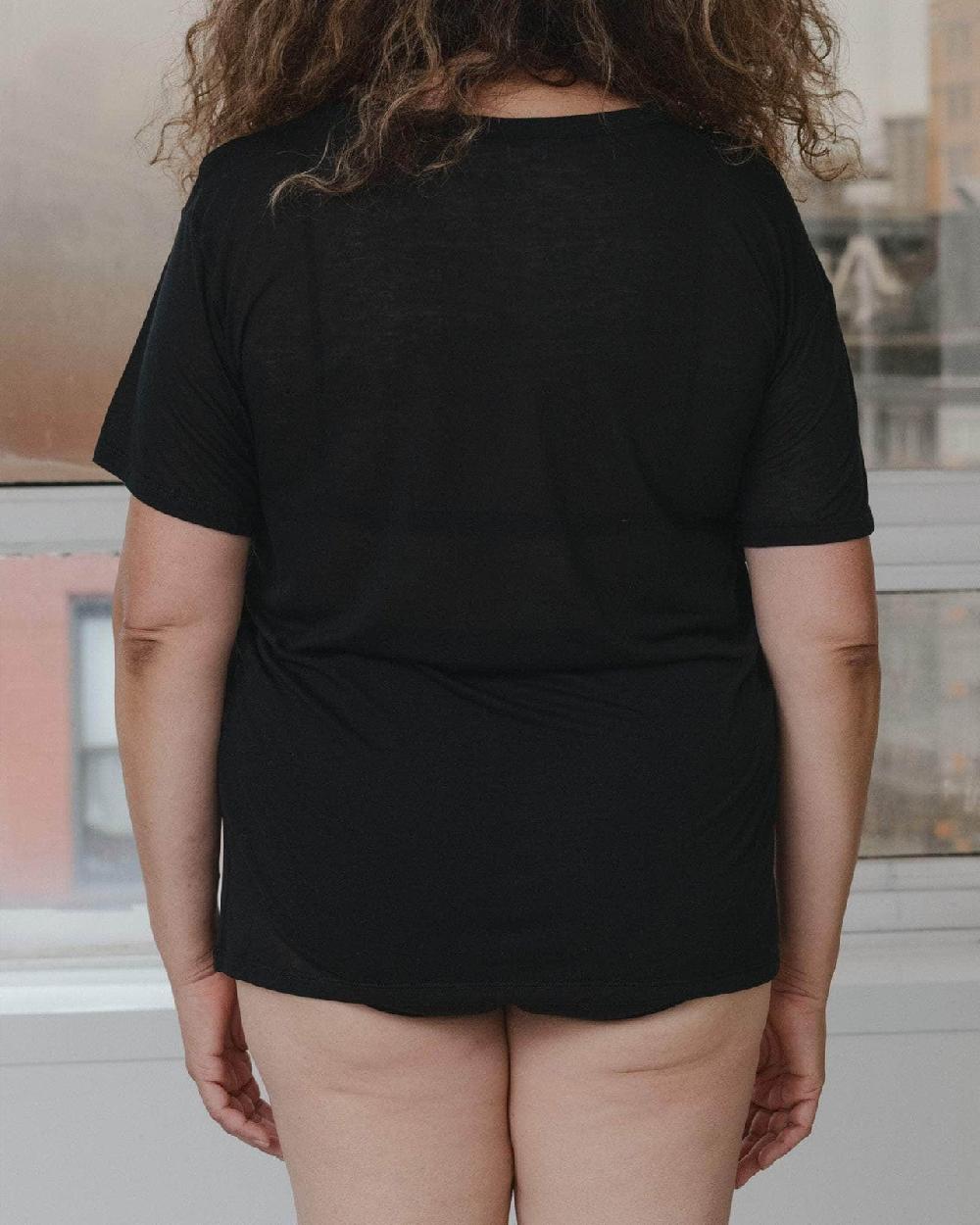 Baserange T-shirt Ample - Lyocell De Bambou