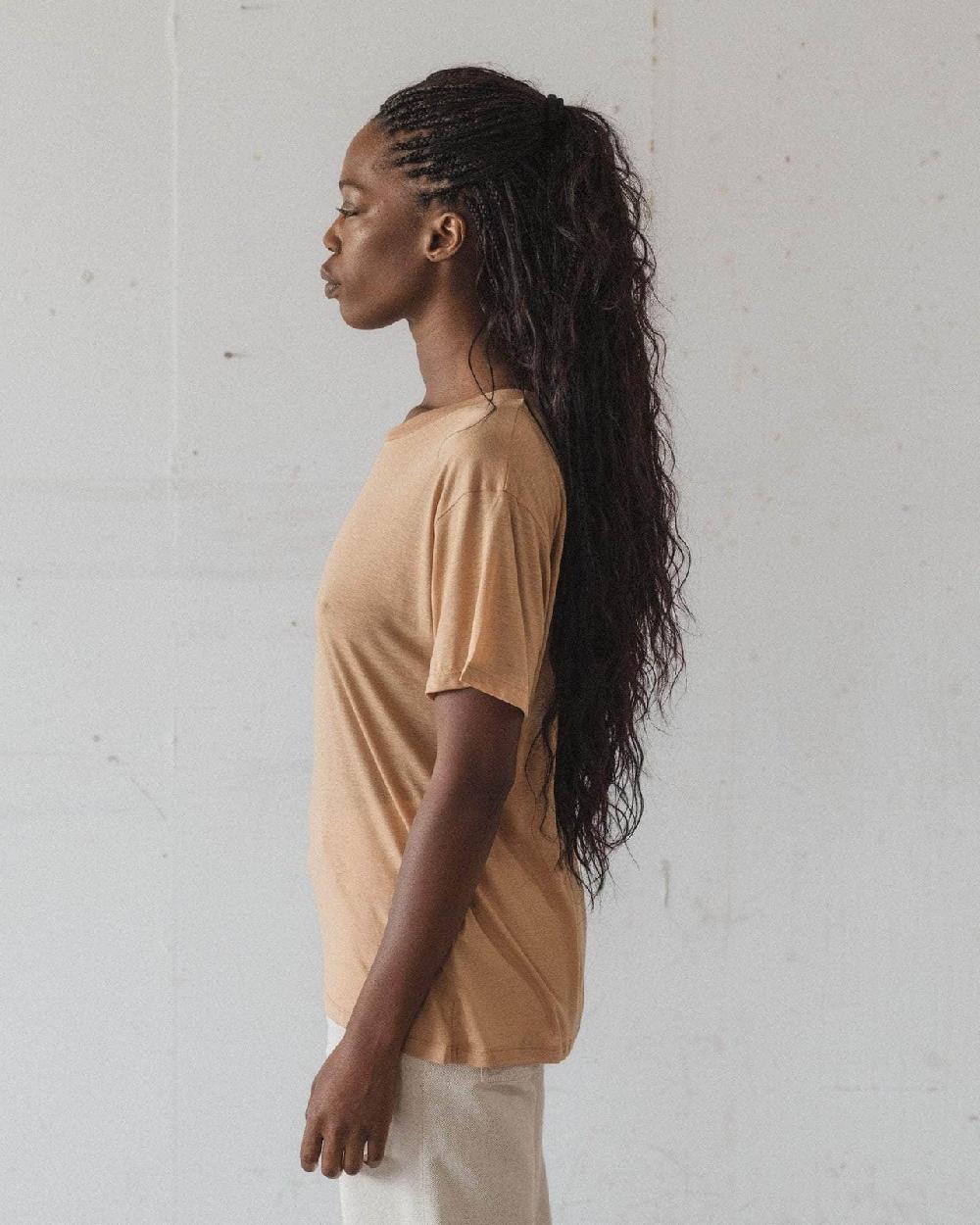 Baserange T-shirt Ample - Lyocell De Bambou