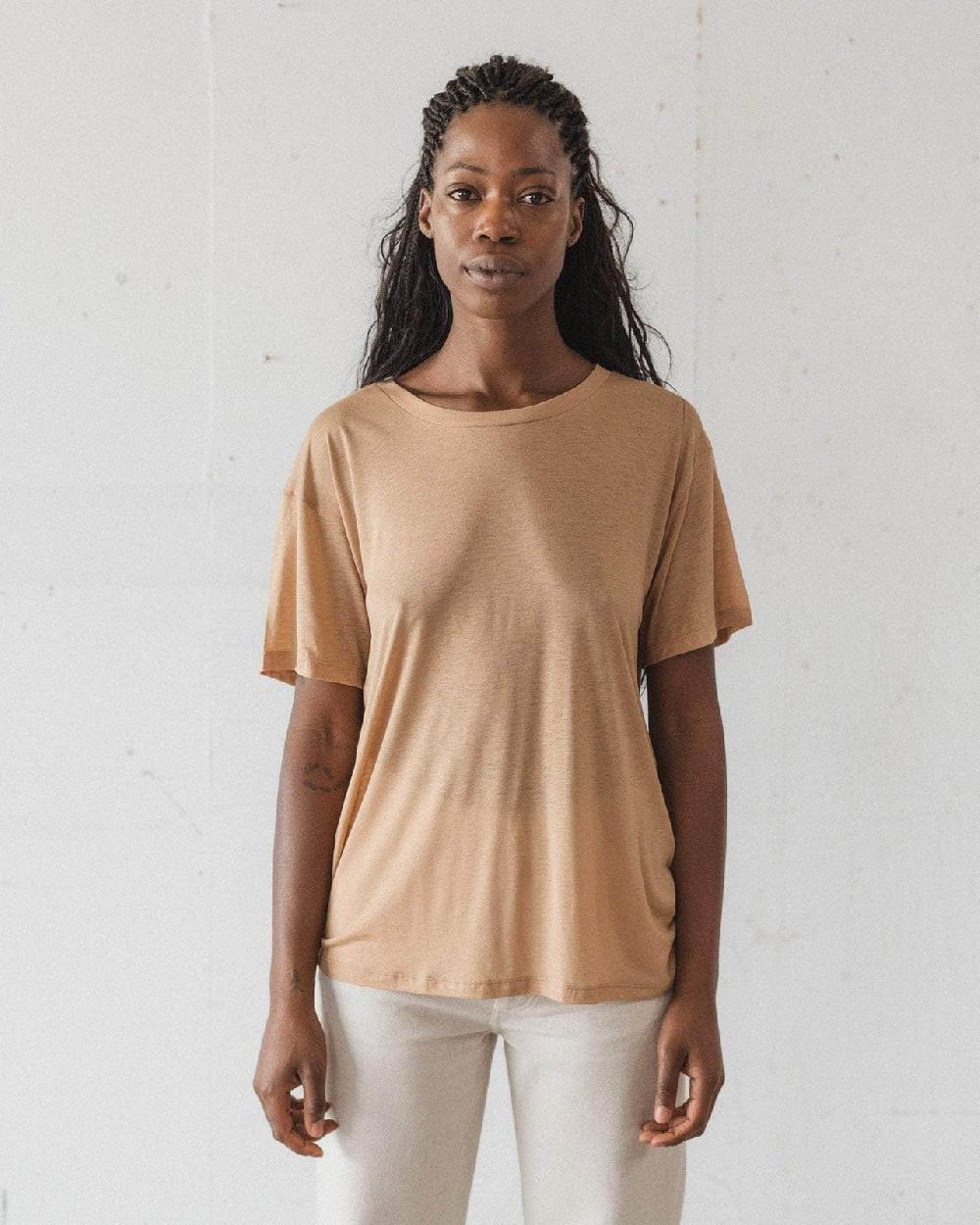 Baserange T-shirt Ample - Lyocell De Bambou