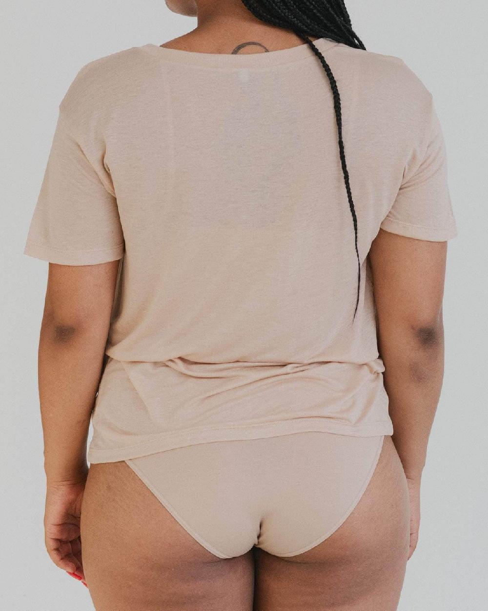 Baserange T-shirt Ample - Lyocell De Bambou