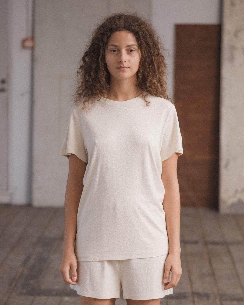 Baserange T-shirt En Soie - Jersey De Soie Sauvage