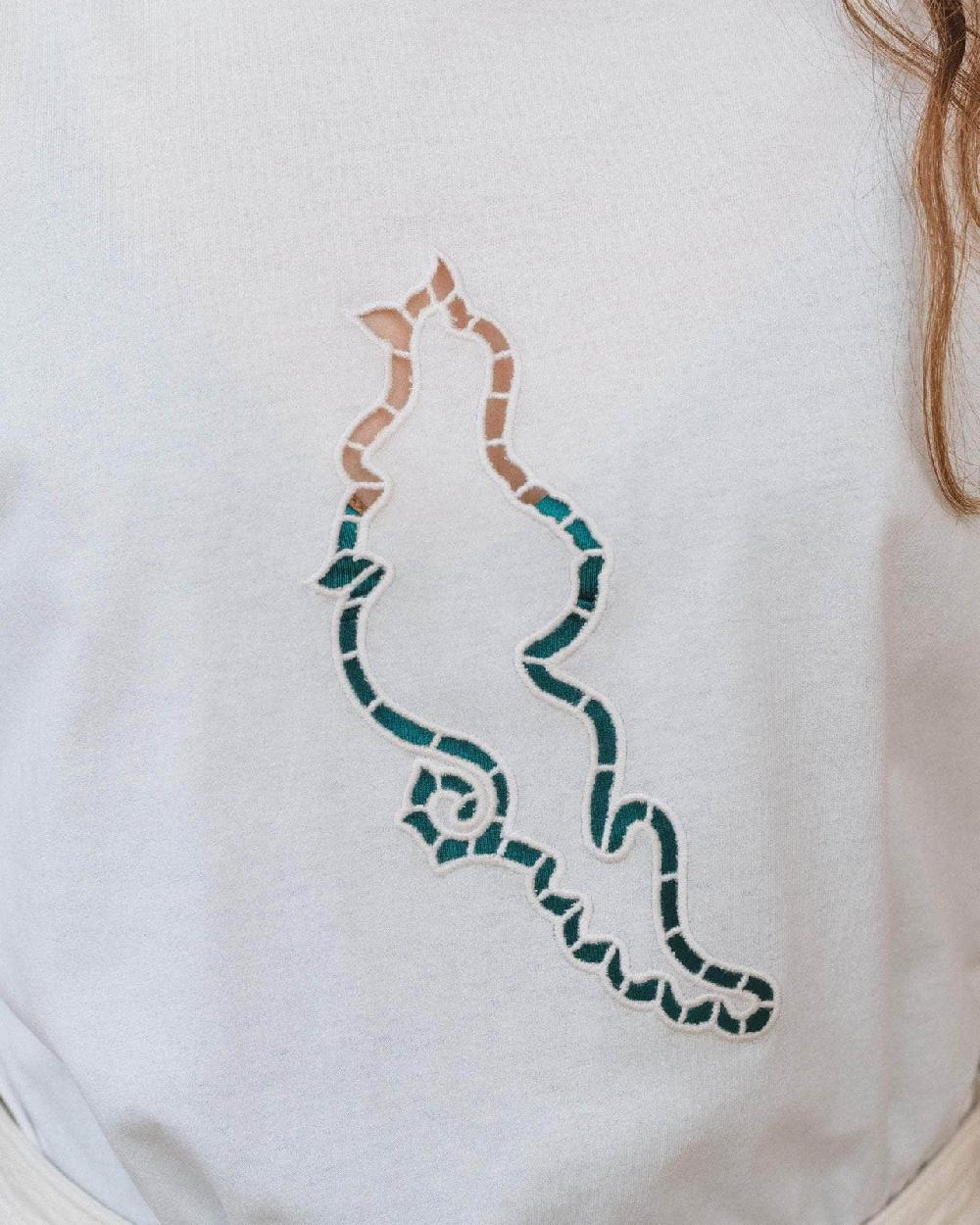 Baserange T-shirt Ponte Ample - Coton Régénératif