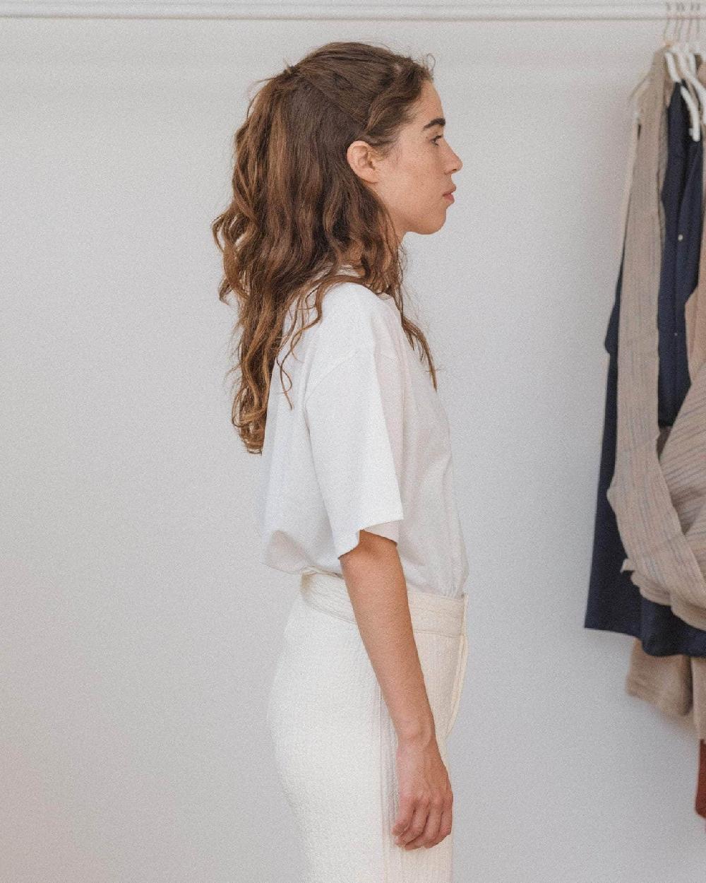 Baserange T-shirt Ponte Ample - Coton Régénératif