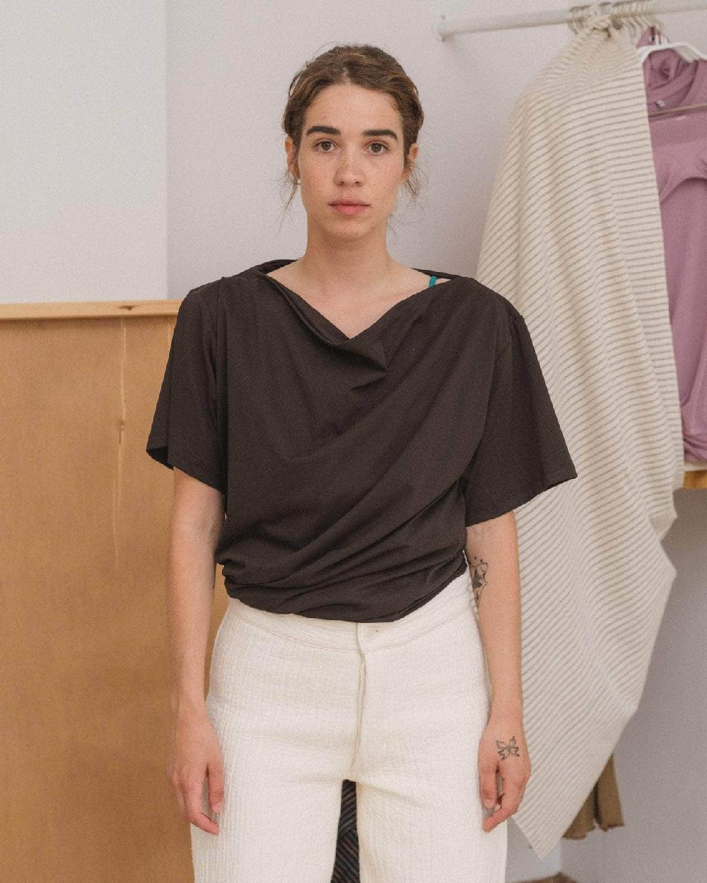 baserange t-shirt turn - Jersey de coton régénératif