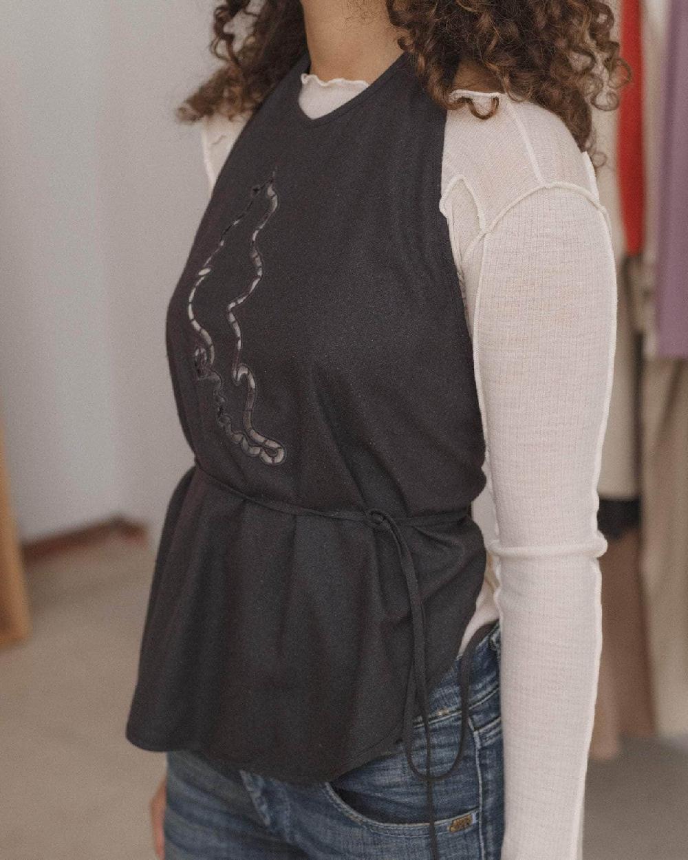 Baserange Top Apron Lei - Soie Sauvage