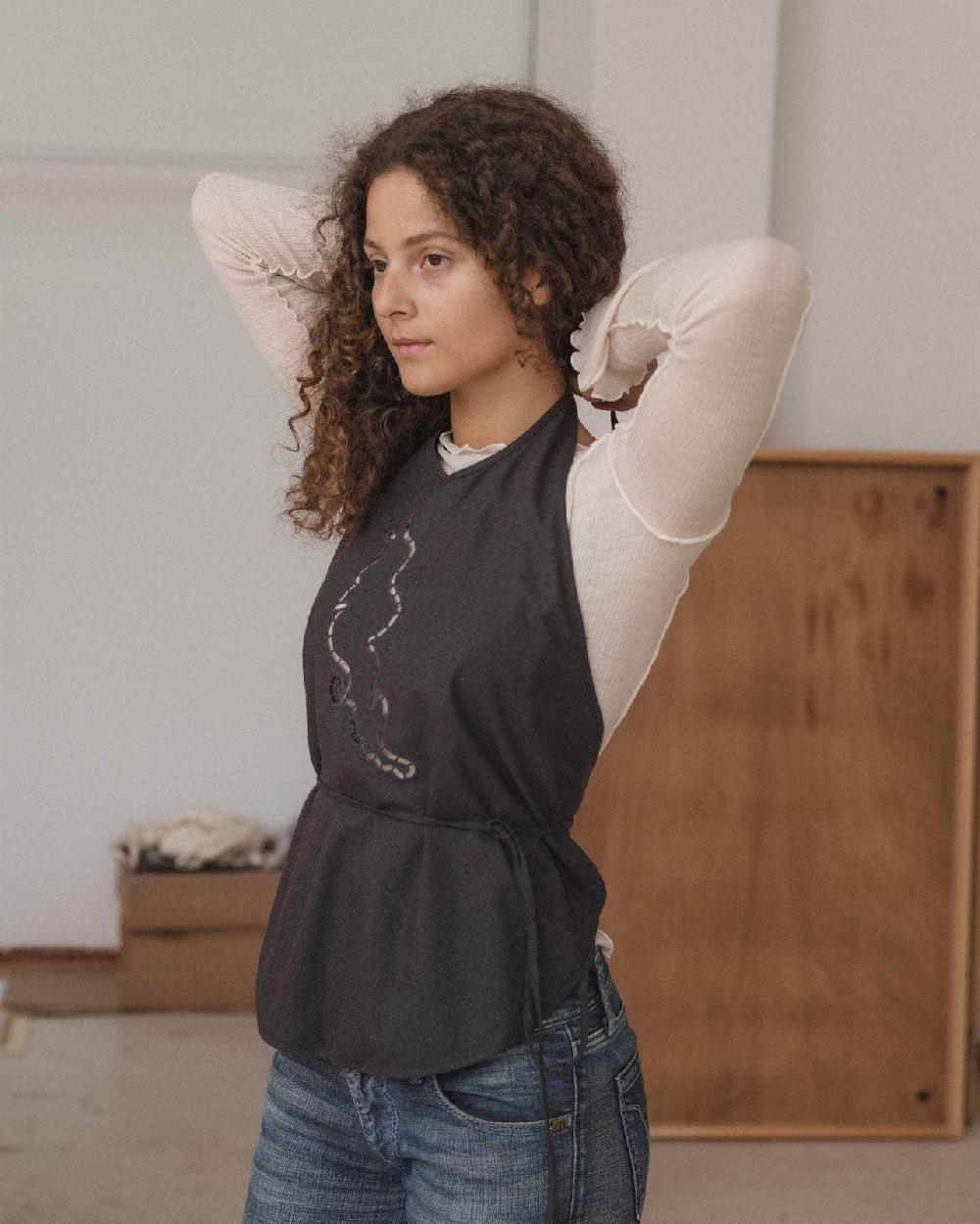 Baserange Top Apron Lei - Soie Sauvage