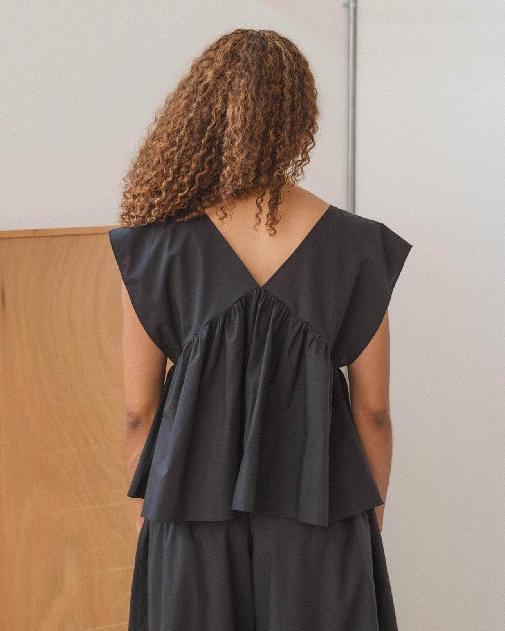 Baserange Top Cable - Popeline De Coton Biologique