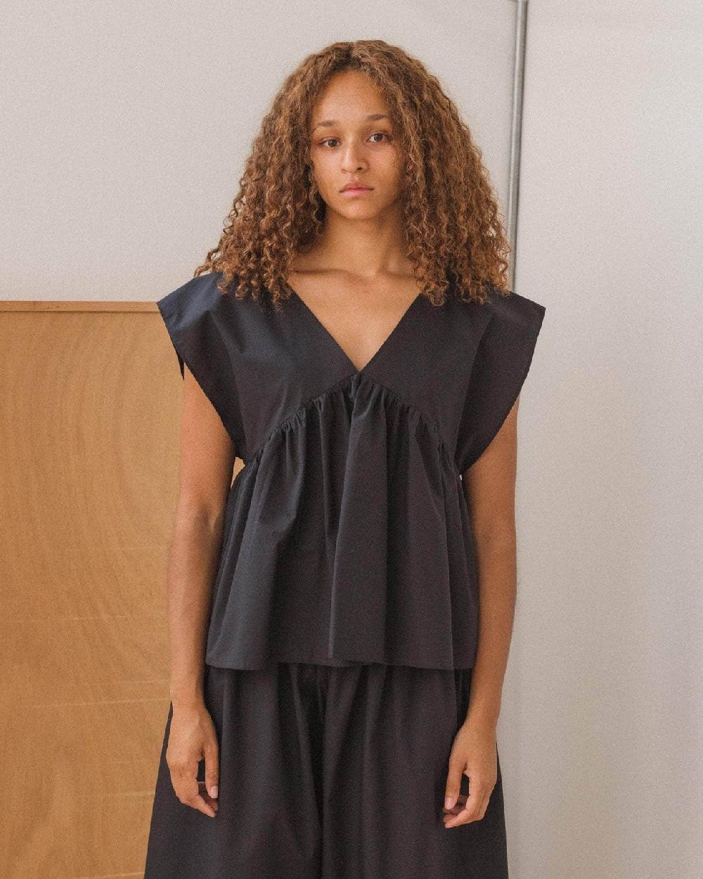 baserange top cable - Popeline de coton biologique