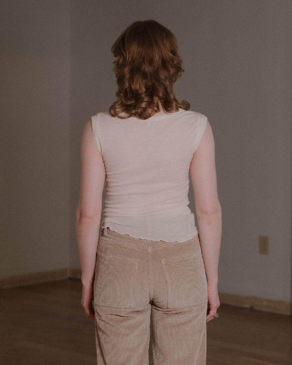 Baserange Top Disc - Laine Fine Côtelée