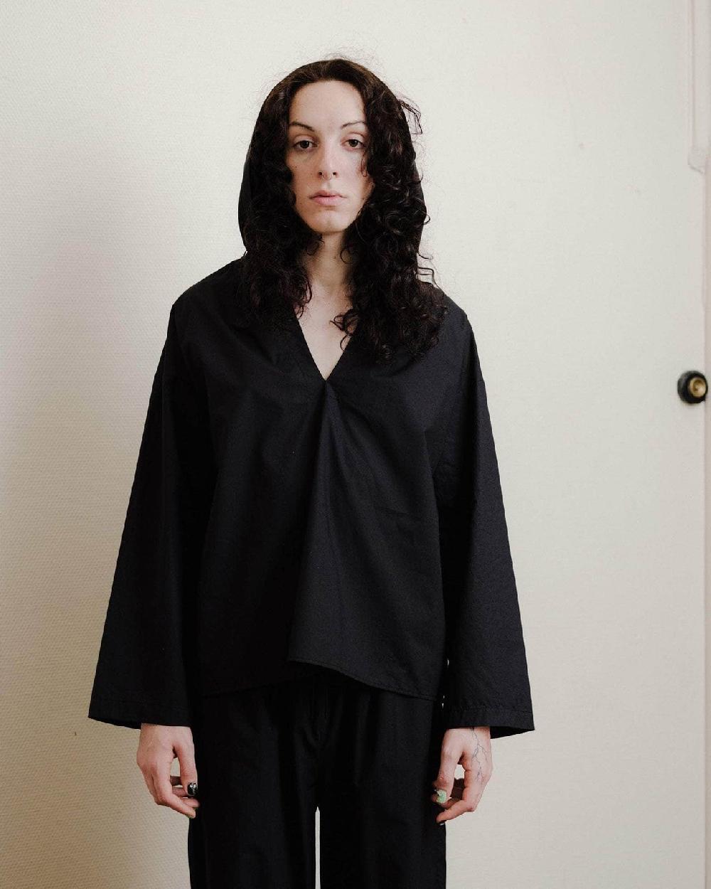 Baserange Top Hujui - Popeline De Coton Biologique