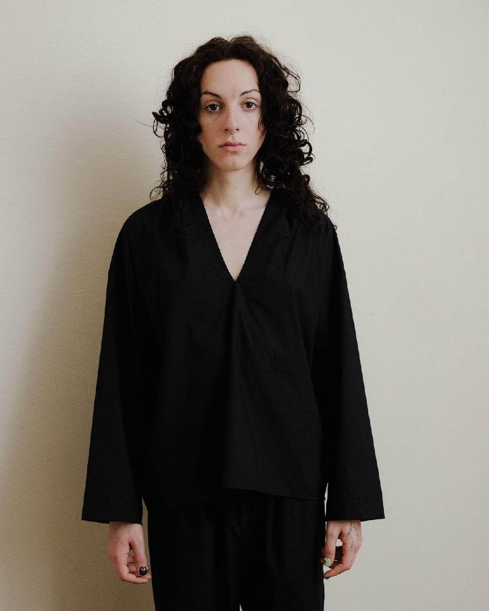 baserange Top hujui - Popeline de coton biologique