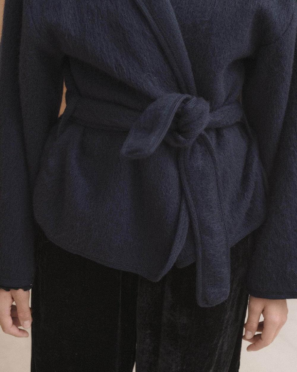 Baserange Veste Zee - Laine Brossée