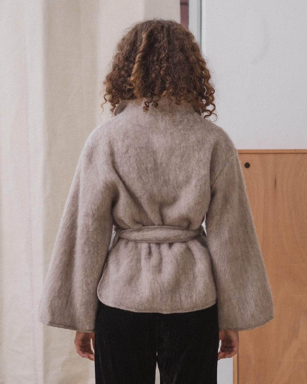 Baserange Veste Zee - Laine Brossée