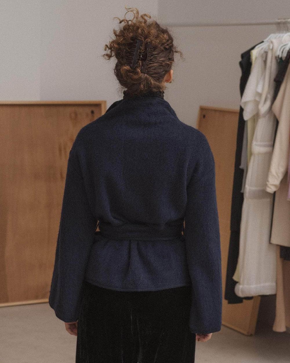 Baserange Veste Zee - Laine Brossée