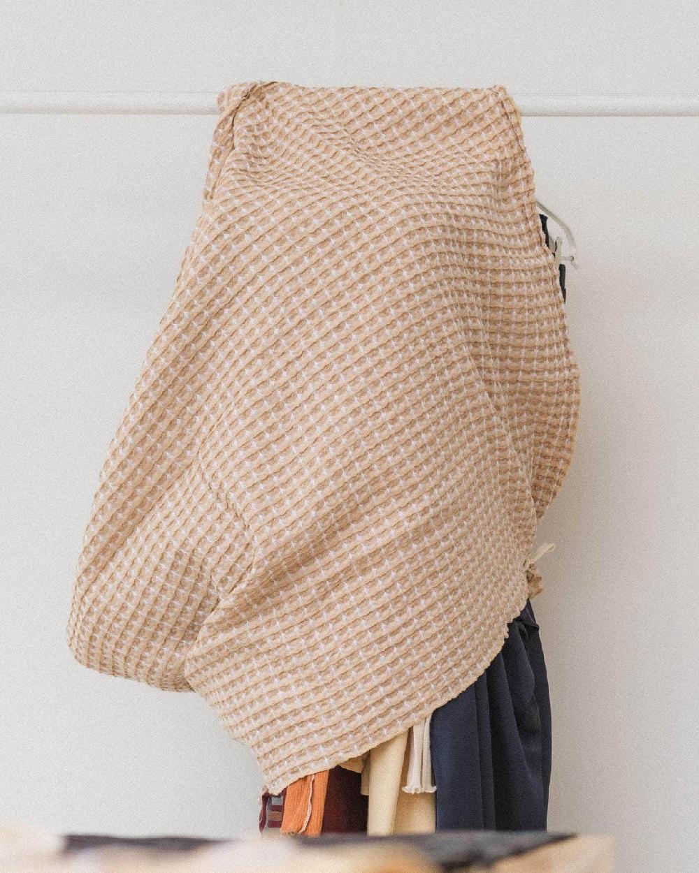 Baserange Waffle Beach Towel - Organic Cotton Waffle