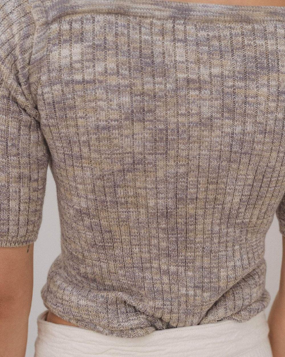 Baserange Zampa 3/4 - Coton Biologique Côtelé