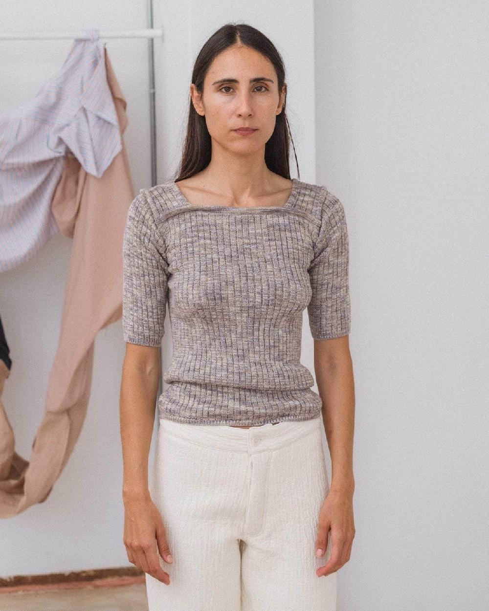 baserange zampa 3/4 - Coton biologique côtelé