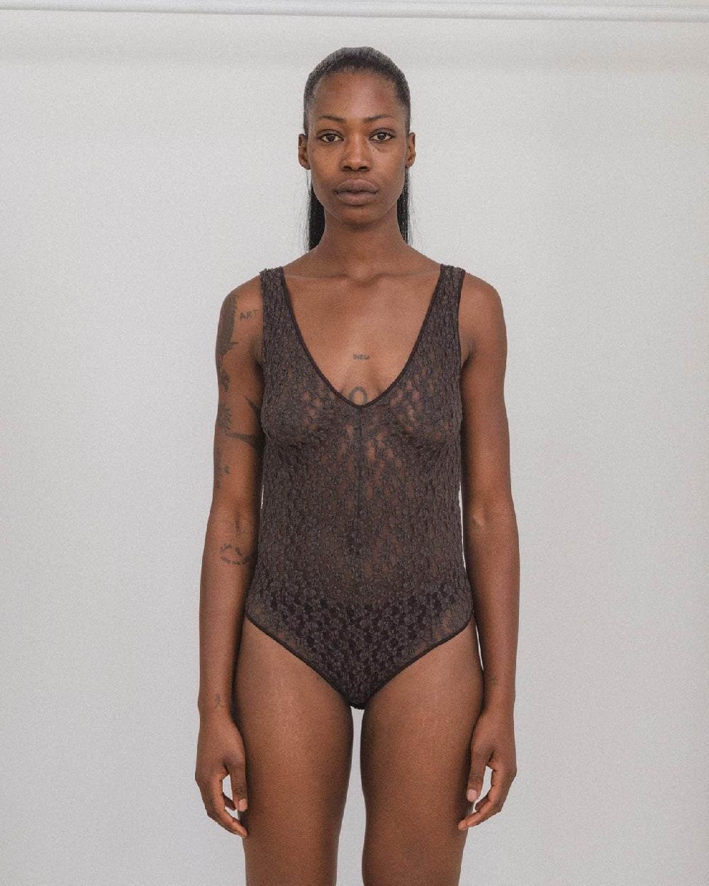 baserange body crescent - Dentelle de coton biologique