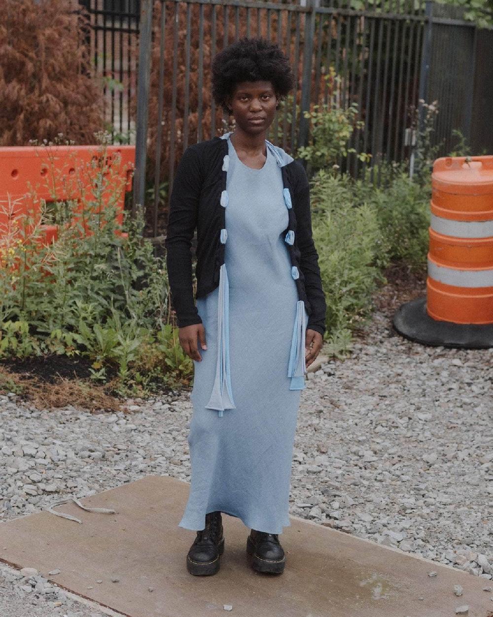 Baserange Cardigan Circ - Fin Coton Biologique Côtelé