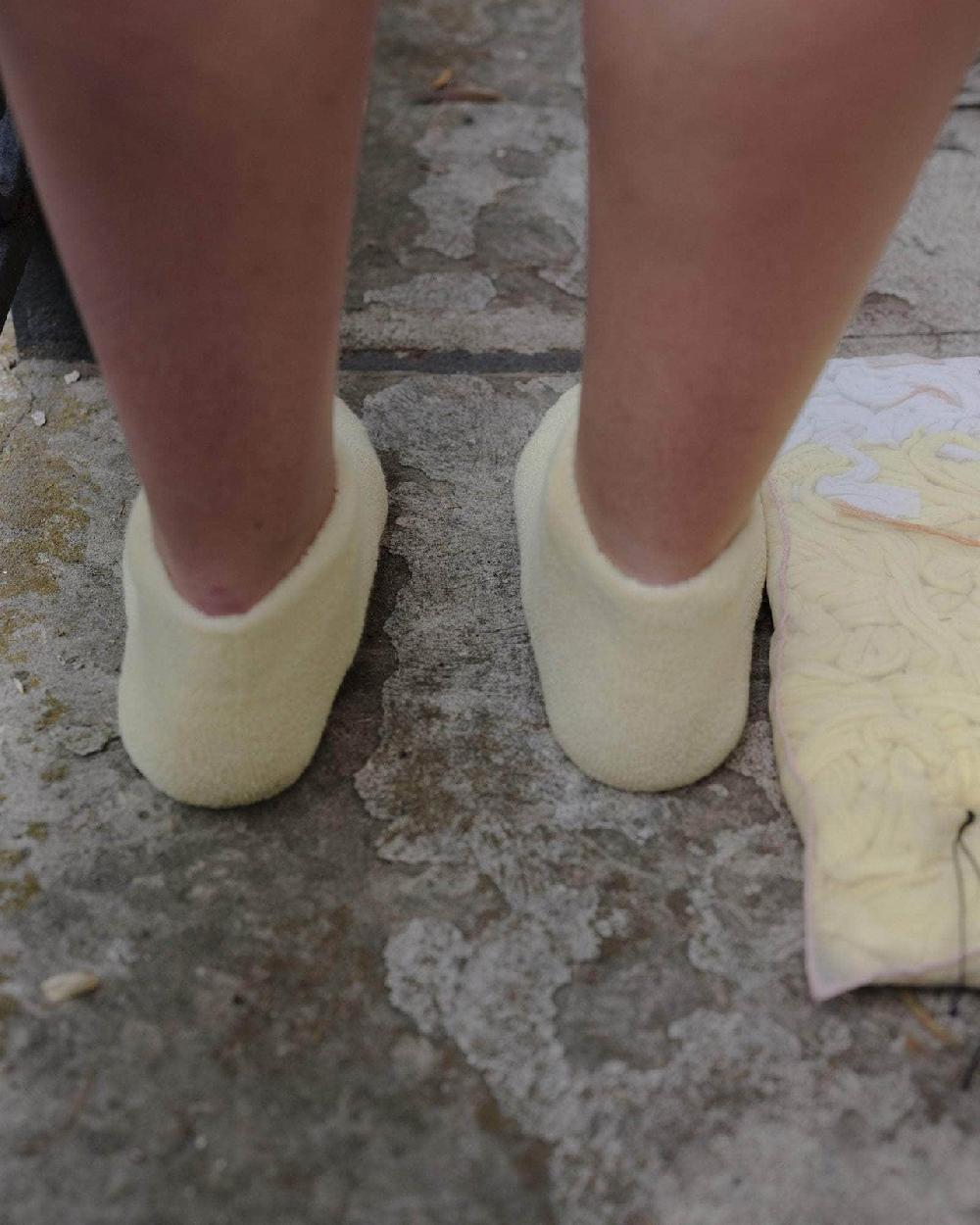 Baserange Chaussettes Basses - Coton Biologique Texturé