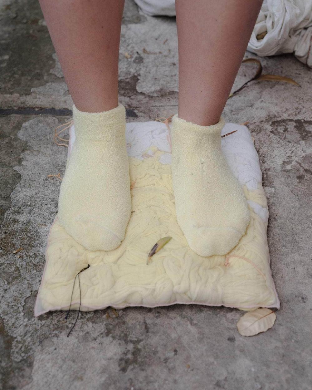 Baserange Chaussettes Basses - Coton Biologique Texturé