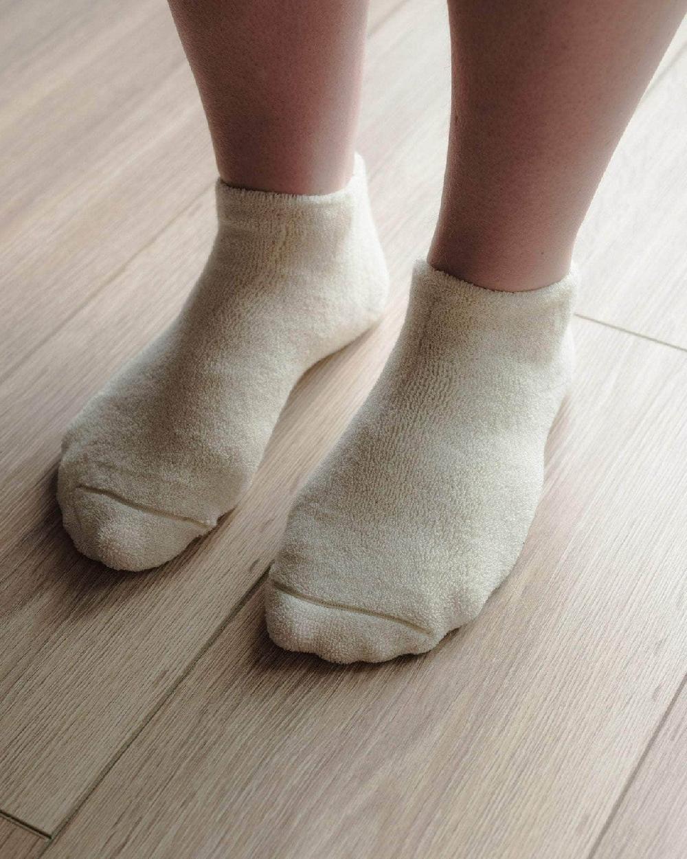 Baserange Chaussettes Basses - Coton Biologique Texturé