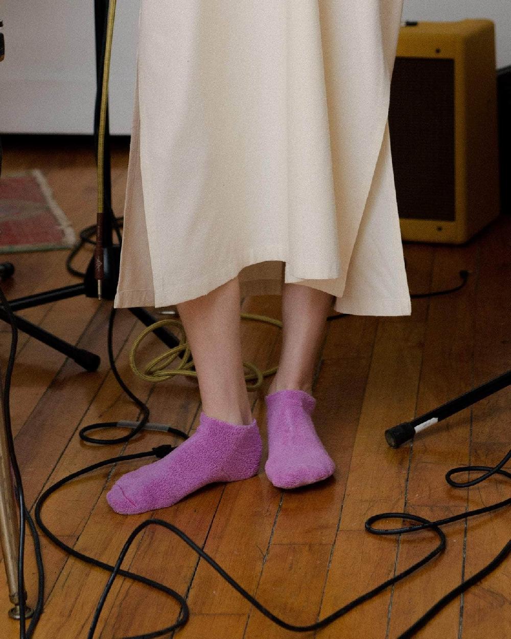 baserange chaussettes basses - Coton biologique texturé