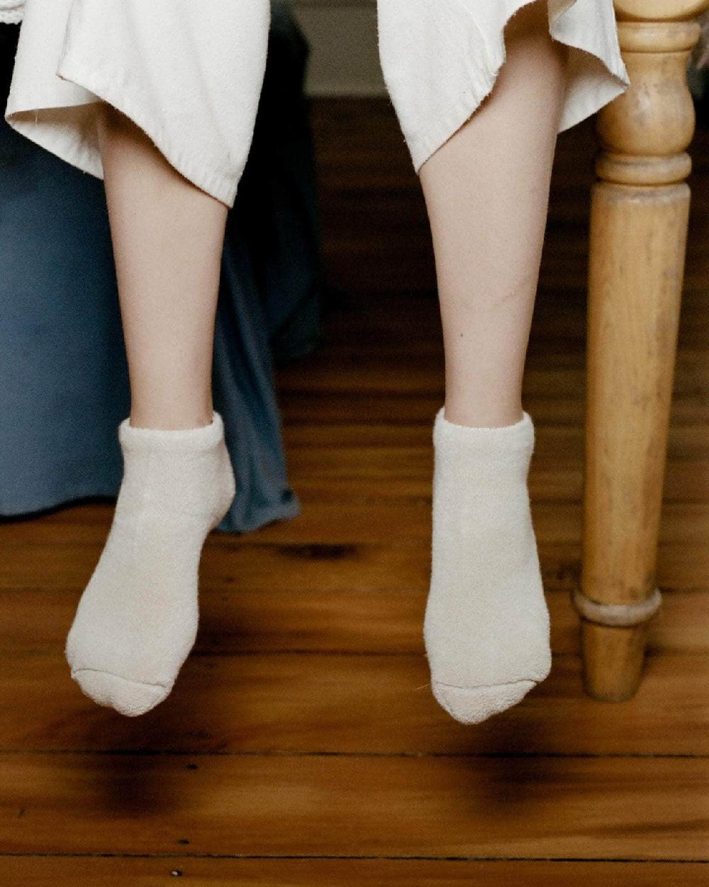 Baserange Chaussettes Basses - Coton Biologique Texturé