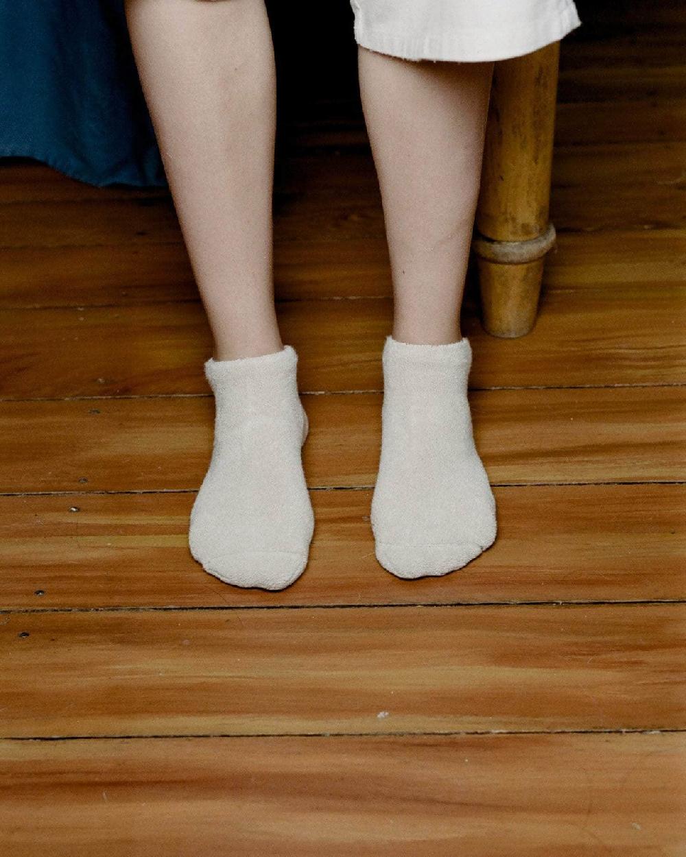 baserange chaussettes basses - Coton biologique texturé