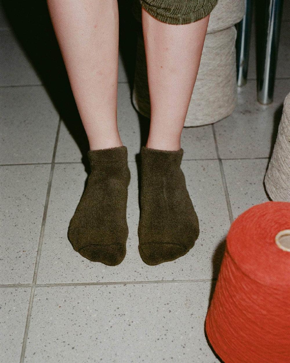 Baserange Chaussettes Basses - Coton Biologique Texturé