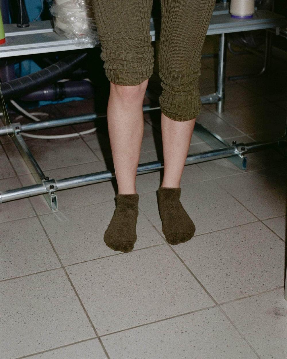 Baserange Chaussettes Basses - Coton Biologique Texturé