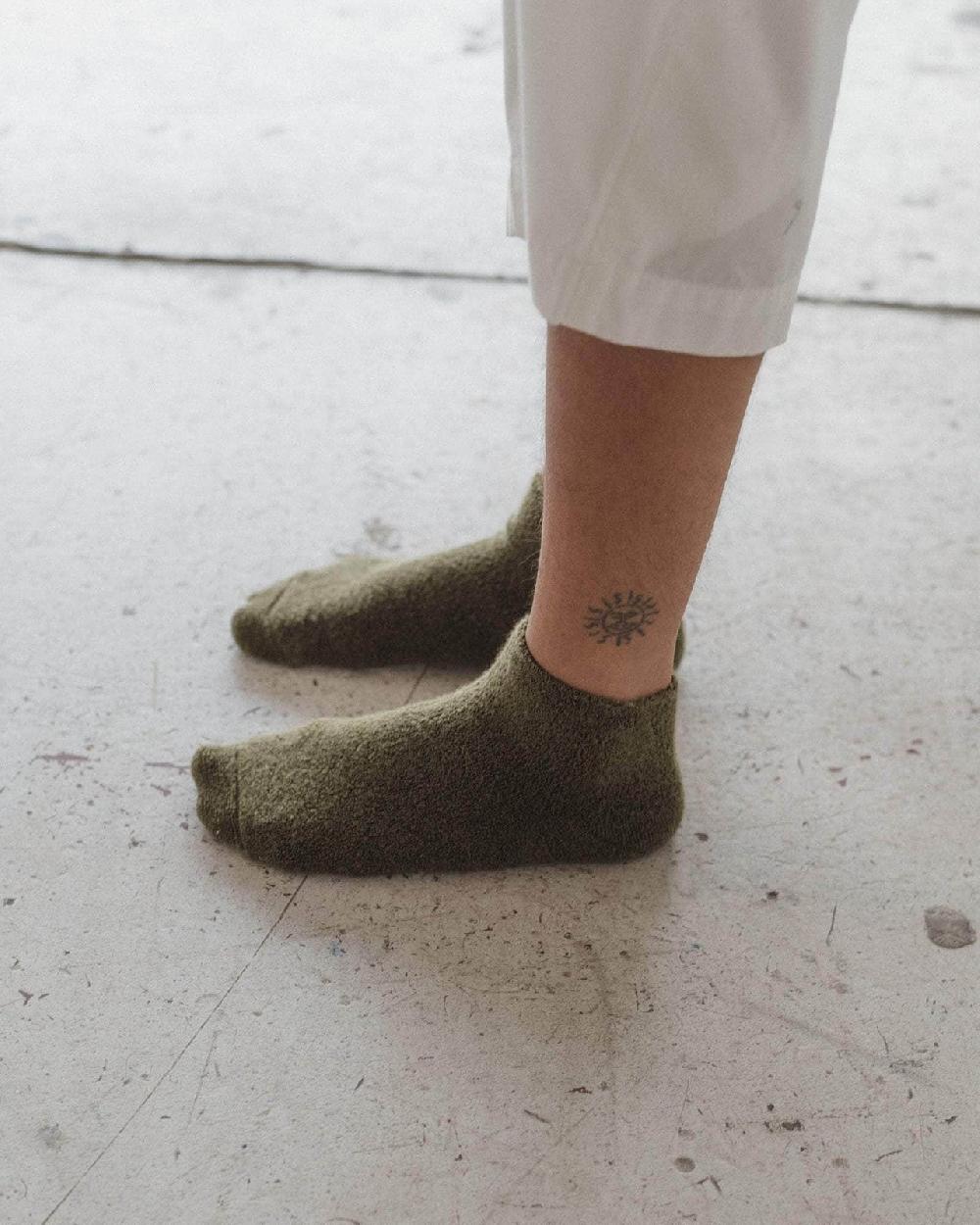 Baserange Chaussettes Basses - Coton Biologique Texturé