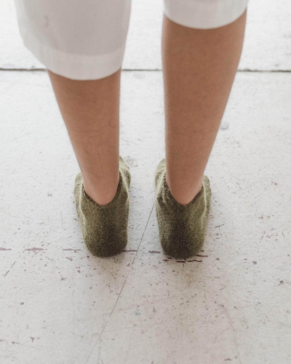 Baserange Chaussettes Basses - Coton Biologique Texturé