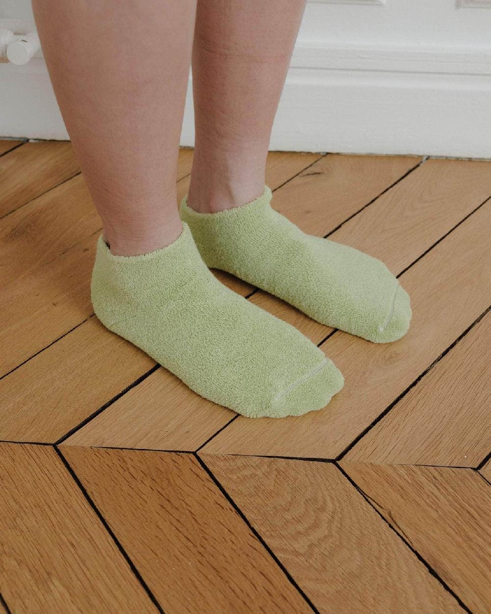 Baserange Chaussettes Basses - Coton Biologique Texturé