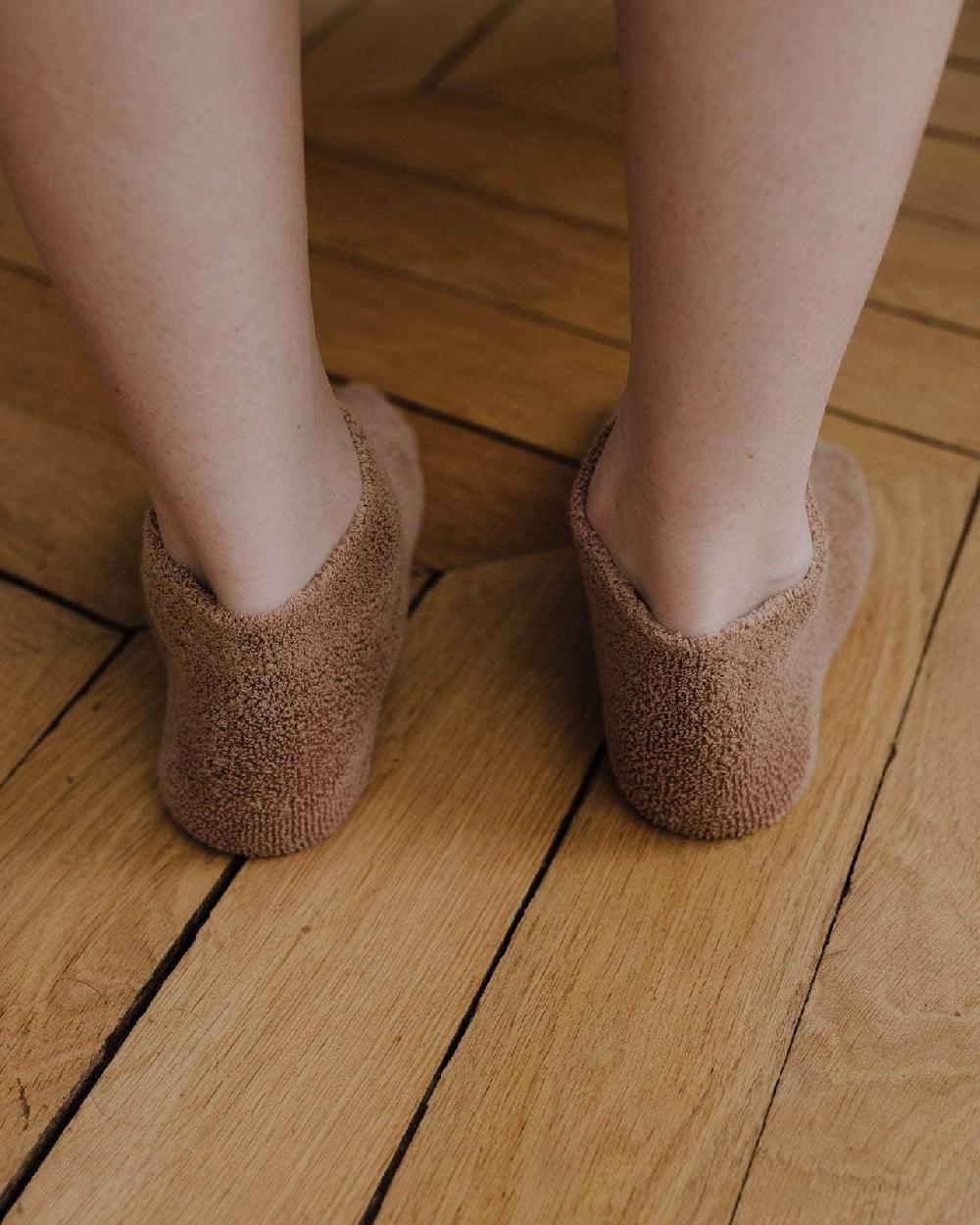 Baserange Chaussettes Basses - Coton Biologique Texturé