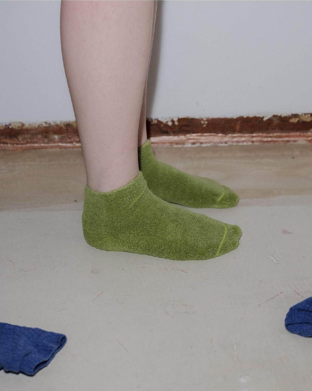 Baserange Chaussettes Basses - Coton Biologique Texturé