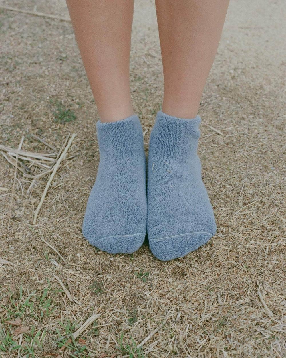 Baserange Chaussettes Basses - Coton Biologique Texturé