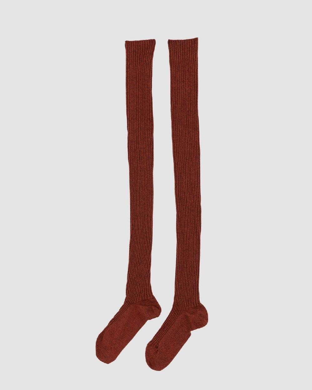 Baserange Chaussettes Hautes - Coton Biologique Côtelé