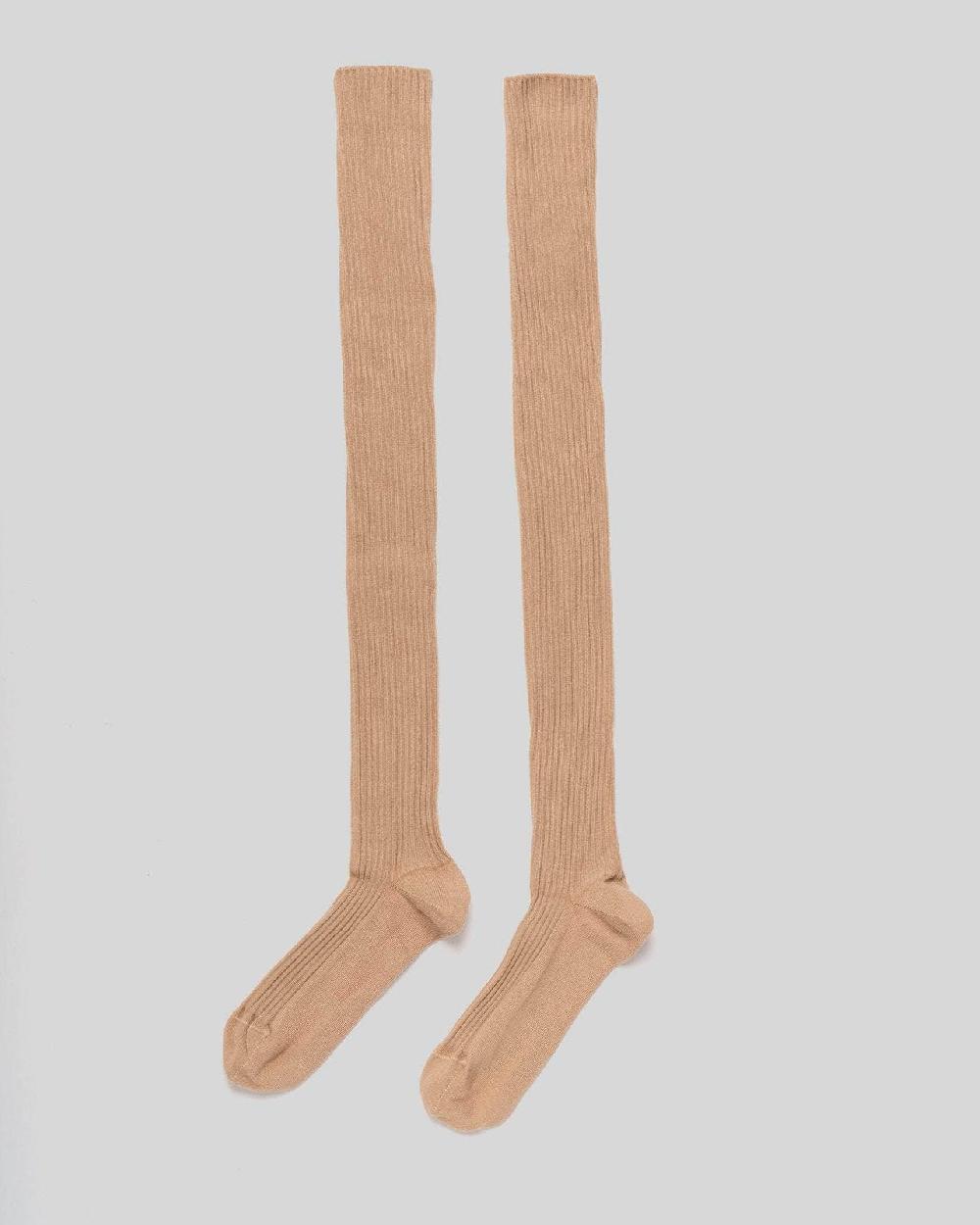 Baserange Chaussettes Hautes - Coton Biologique Côtelé