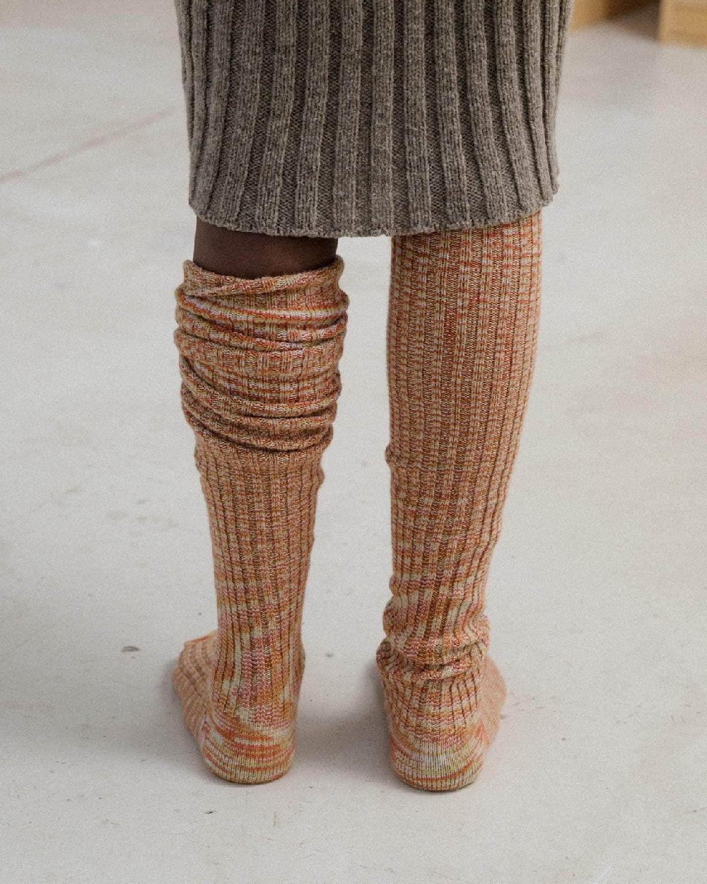 Baserange Chaussettes Hautes Twist - Coton Biologique